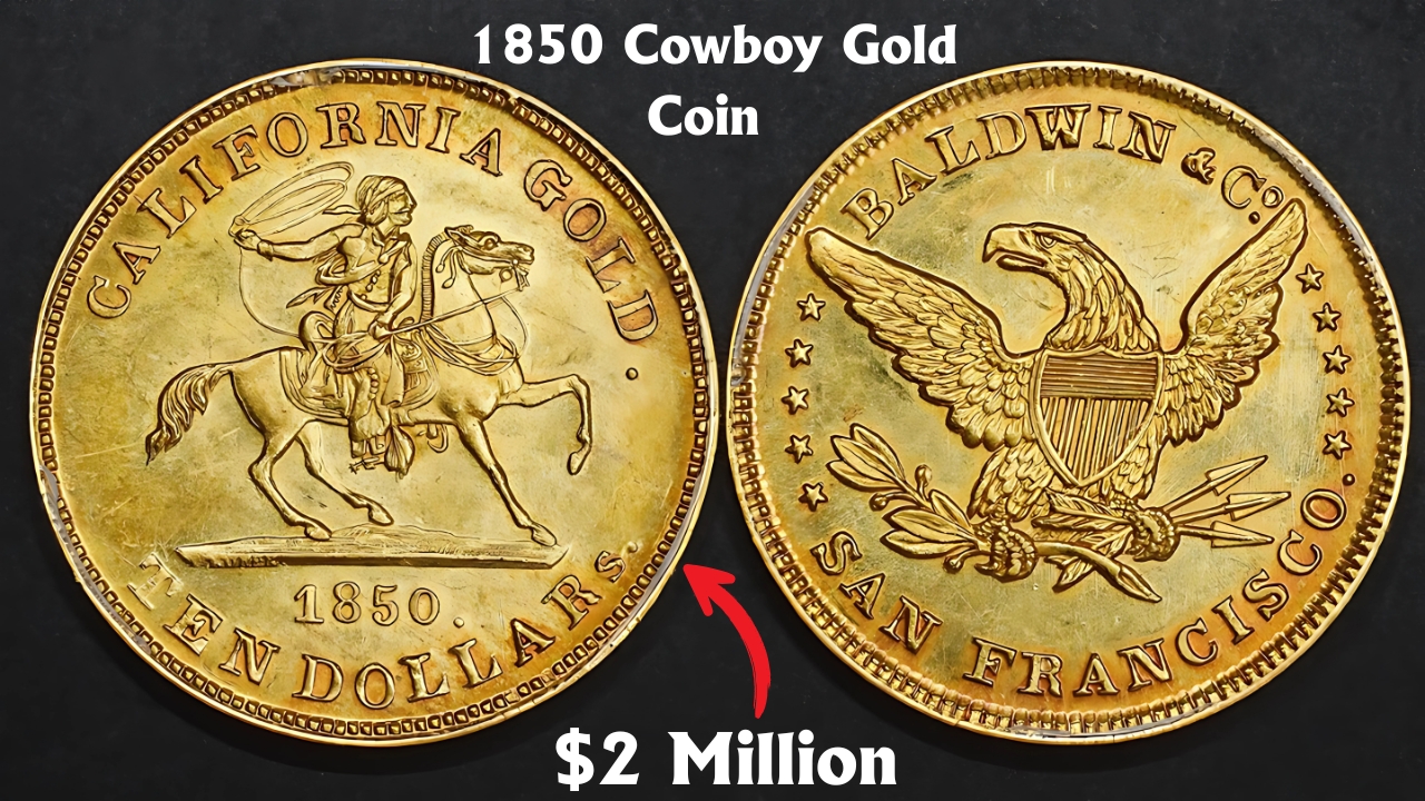 1850 Cowboy Gold Coin